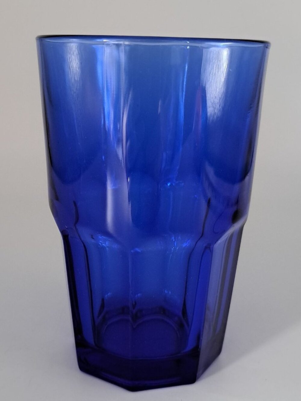Crisa Boston Dusty Blue Glass Tumbler Collectible Drinkware